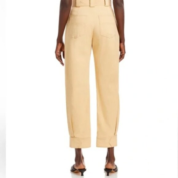 NWT A.L.C Darcy Pleated Crop Pant, Size 4 - Picture 3 of 5